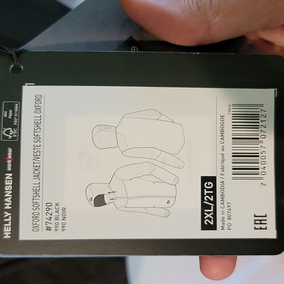 Mens work wear helly hansen jacket - Picture 6 of 6